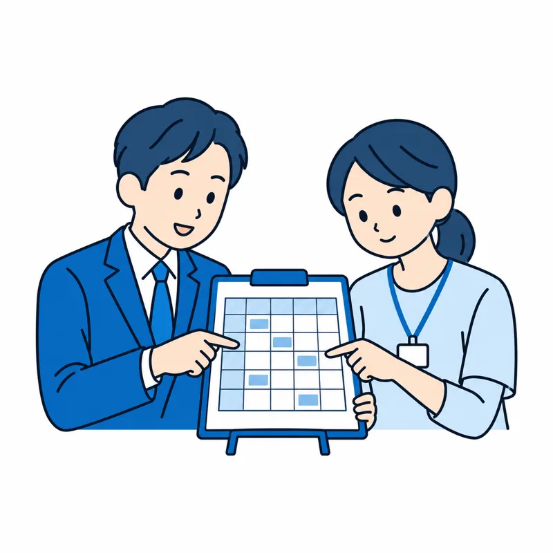 実施体制のイラスト